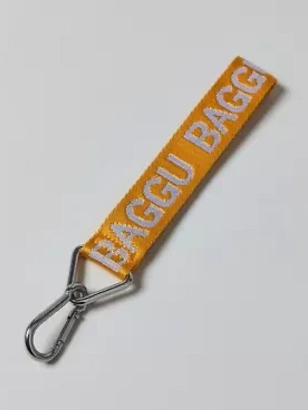 NEW Baggu Logo Keychain in Tangerine